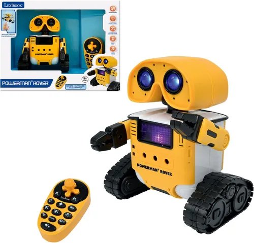 Miniatura 13 de LEXiBOOK - Powerman Jr. Robot inteligente interactivo para niños que lee en la mente, juguete para niños, baila, reproduce música, cuestionario