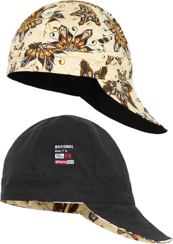 Miniatura 9 de BOCOMAL Gorro de Soldadura Resistente al Fuego CAT2 de Peso Medio con Estampado, Gorras de Soldador de 6 Paneles - Juego de 2