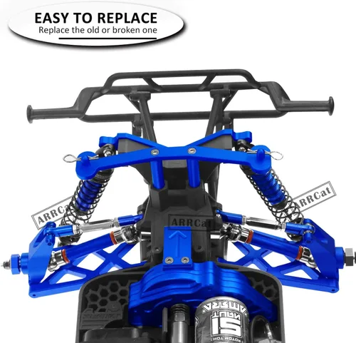 Miniatura 4 de RC Upgrades - Pieza de mejoras para automóvil RC de granito 1/10 4X4 Mega550, 1/10 Senton 4X4 Mega550 RC, 6 tensores ajustables de aluminio