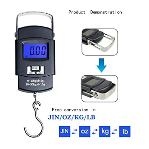 Miniatura 8 de Luggage Scale with Battery Automatic Reading, Many Ways of use, Accurate Numbers, The Perfect Multifunctional Scale, a Good Helper for Your Travel