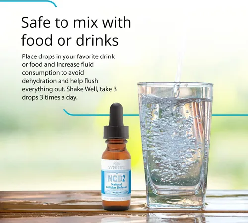 Miniatura 3 de Suplemento mineral líquido NCD2, fórmula avanzada de apoyo celular, digestivo diario y desintoxicación, inmune, equilibrio de pH, limpieza; gotas