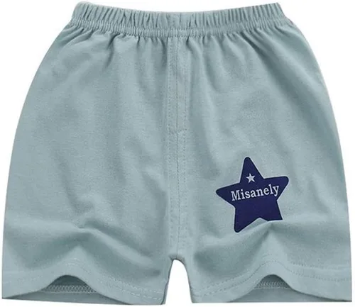 Miniatura 5 de Pantalones cortos de algodón con cintura elástica para niños pequeños, ropa de verano