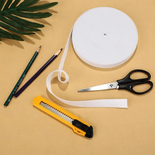 Miniatura 4 de Hicarer Elástico de 3/4 pulgadas para coser bandas elásticas anchas de punto, carretes elásticos de 21.5 yardas, cordón elástico para proyectos