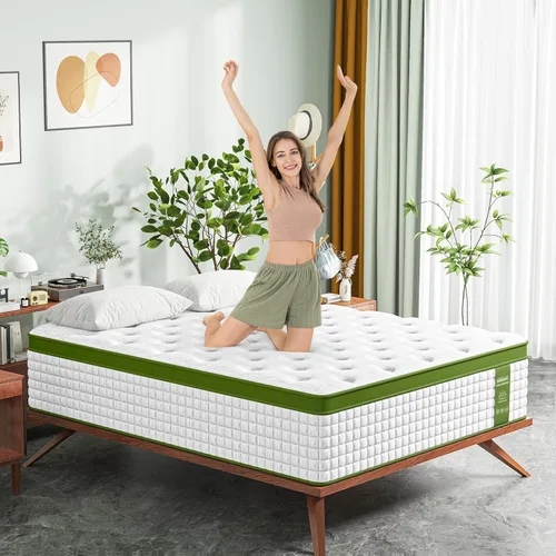 Miniatura 6 de BedStory Colchón firme de 13 pulgadas, colchón híbrido de la colección Hotel – Soporte lumbar y hombro específico para aliviar el dolor de espalda