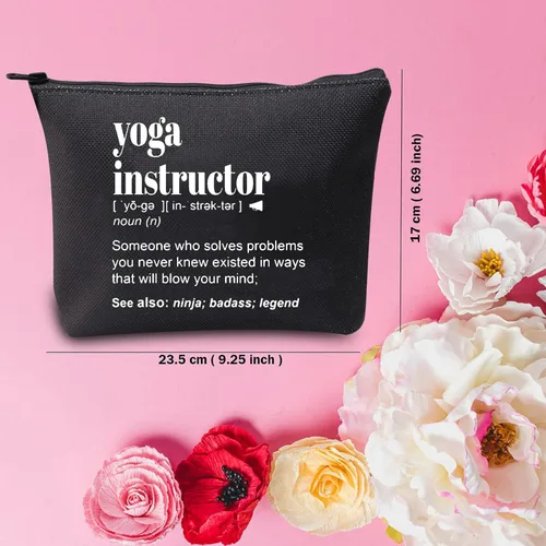 Miniatura 8 de TSOTMO Instructor de yoga Bolsa de maquillaje Bolsa de maquillaje Profesor de yoga Regalo de agradecimiento Instructor de yoga Regalo