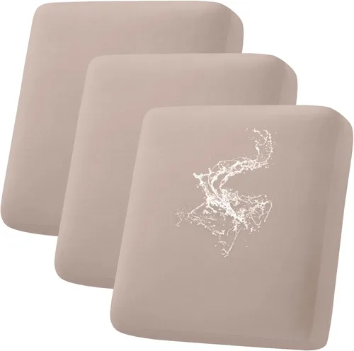 Miniatura 73 de hyha Fundas de cojín impermeables para sofá, funda elástica para asiento de sofá para perro, lavable, antideslizante, impermeable, fundas de cojín