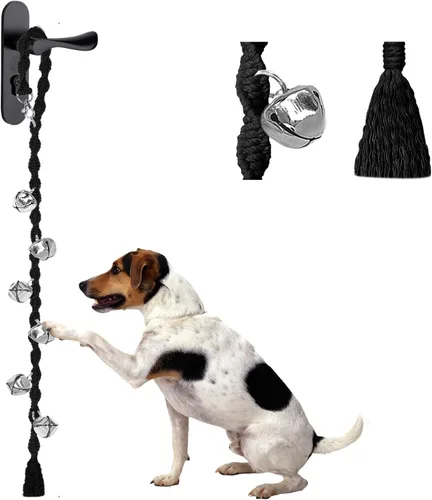 Miniatura 18 de Campanas de Perro para Salir al Aire Libre y Entrenamiento de Orinal para Cachorros, Campana de Puerta de Perro Ajustable para Ir al Baño, Hecho a