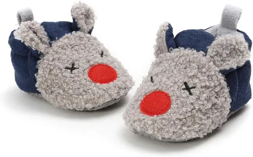 Miniatura 6 de Botas cálidas de invierno para bebés recién nacidos, botas de forro polar suave, suela antideslizante, zapatos para primeros caminantes, unisex
