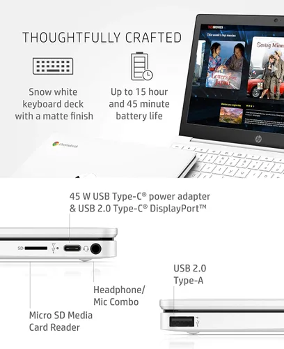 Miniatura 6 de HP Chromebook - Laptop de 11 pulgadas