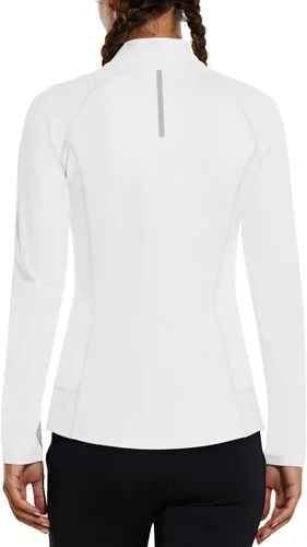 Miniatura 3 de BALEAF Women's Fleece Running Jacket Half-Zip Cold Weather Gear Thermal Shirts Tops Athletic Pullover Workout Winter