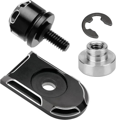 Miniatura 12 de Perno de asiento de motocicleta, tuerca de tuerca de repuesto para Harley Touring Sportster Dyna Softail Road King Electra Street Glide 1996-2023