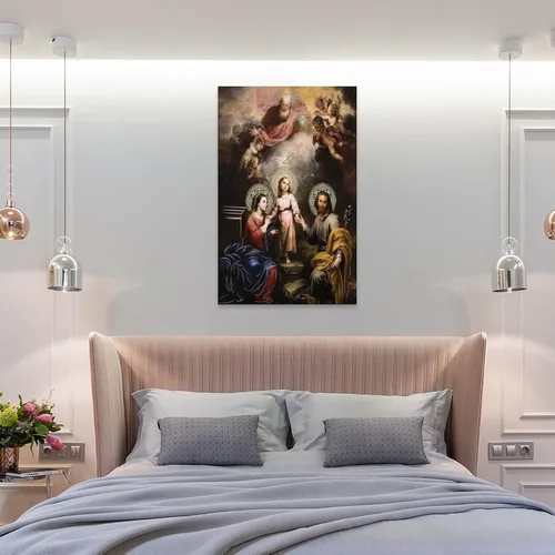 Miniatura 8 de Pintura al óleo de la Sagrada Familia Religiosa Arte de Pared Impreso Pinturas para Decoración de Pared Lienzo Impreso Arte de Pared para Decoración