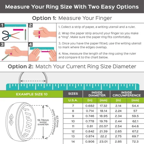 Miniatura 6 de Anillo RinFit de boda, de silicona, paquete de 1, 3, 4, 7 anillos, de goma de silicona, con diseño suave y seguro, tallas 7 a 14, para hombre