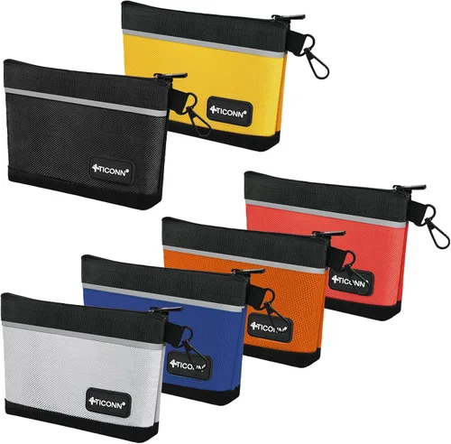 Miniatura 13 de TICONN Bolsas de herramientas con cremallera, 1680D Oxford, bolsas pequeñas de herramientas, bolsa de utilidad impermeable con cremallera