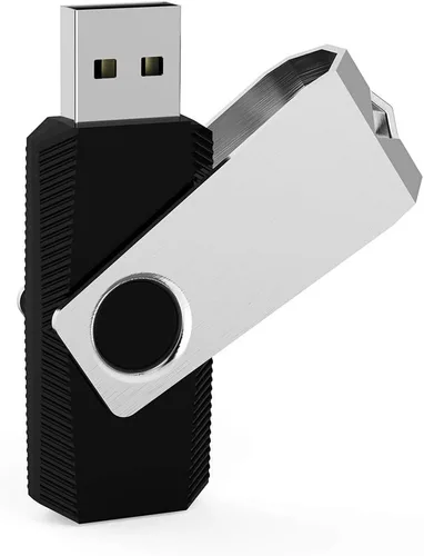 Miniatura 2 de Aiibe Paquete de 5 unidades flash USB de 16 GB, unidad flash USB 2.0 de 16 GB, unidades USB 2.0 de memoria flash fiables, unidades USB con luz LED