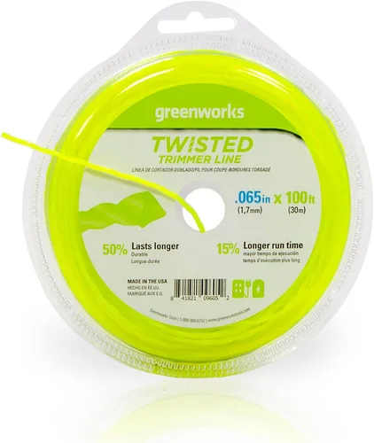 Miniatura 6 de Greenworks Línea de recortadora de hilo trenzado precortada de 0.080 pulgadas (5 unidades)