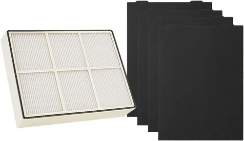 Nispira Filtro HEPA verdadero (pequeño) con 4 filtros de precarbono compatible con los modelos Whirlpool Whispure de purificador de aire AP150,