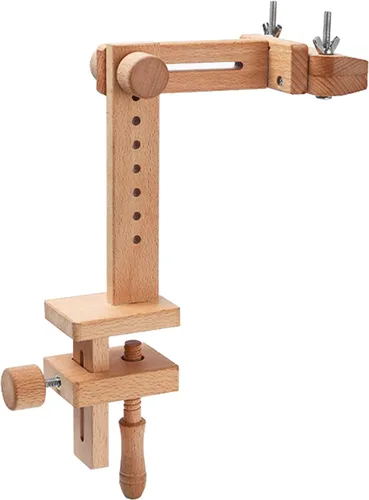 Miniatura 4 de Soporte de aro bordado de madera de 17.7 in