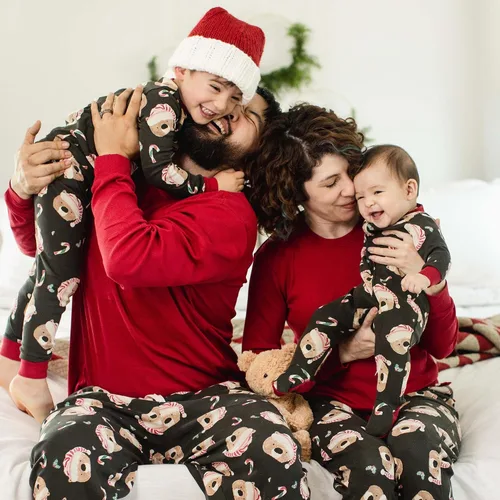 Miniatura 3 de Burt's Bees Baby - Pijamas navideños de algodón orgánico a juego para toda la familia
