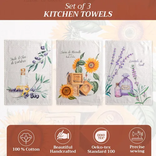 Miniatura 2 de Maison d' Hermine - Paños de cocina 100% de algodón, multiusos, para cocina, vacaciones, cena, boda, baby shower y comedor, modelo Fanny, 30 - Fanny