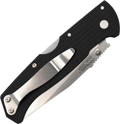Miniatura 4 de Cold Steel Air Lite - Cuchillo plegable de bolsillo compacto de 3.5 pulgadas AUS10A con mango G-10 de 4.5 pulgadas, con bloqueo Tri-Ad