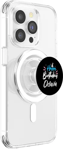 Miniatura 3 de Happy Birthday Octavia PopSockets MagSafe PopGrip for iPhone