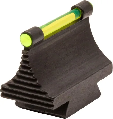 Miniatura 10 de Mira de pistola de acero de 3/8 pulgadas de riel frontal de sustitución de fibra óptica, rampa de mira de altura opcional, roja/verde Rojo