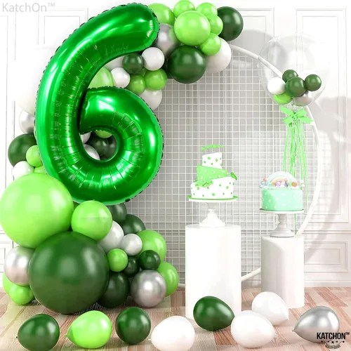 Miniatura 577 de KatchOn, Globo grande azul número 2 de 40 pulgadas Decoraciones de cumpleaños de Baby Shark para niño de 2 años Globo azul número 2 Globo