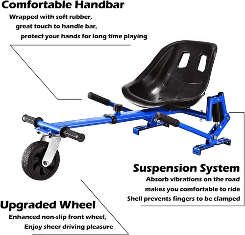 Miniatura 3 de Accesorio para asiento de aeropatineta, para adultos y niños, mejora la absorción de impactos, accesorios para transformar la aeropatineta