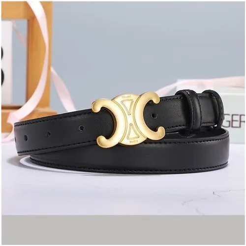 Miniatura 4 de El cinturón de cuero para mujer es adecuado para jeans versátiles Arc de Triomphe con cinturón marrón hebilla de pin de moda para mujer versión