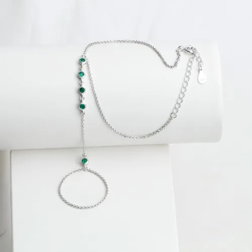Miniatura 12 de Pulsera de plata de ley 925 para mujer, pulsera de mano para mujer, pulseras esclavas de 7 a 9 pulgadas ajustable