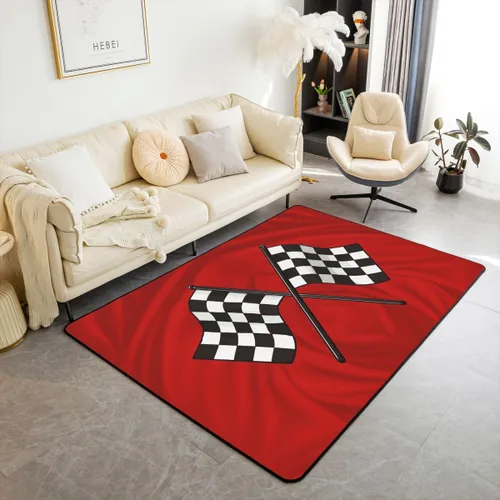 Miniatura 27 de Erosebridal Alfombra de motocross de 3 x 5 pies para mesita de noche, alfombra de motociclista para niños, adolescentes, motocicleta, deportes