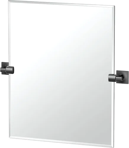 Miniatura 33 de Gatco Latitude II Espejo rectangular, Metal, 24 pulgadas