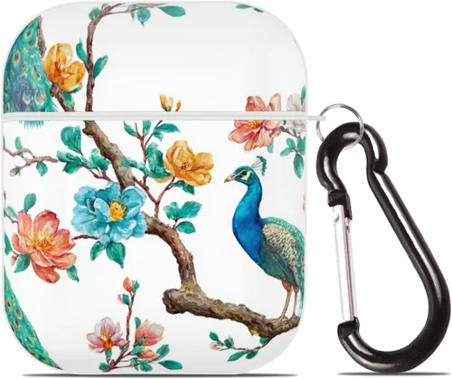 Miniatura 24 de Funda de zanahorias naranjas para Airpod 2/1 con llavero de protección completa de plástico accesorios para la piel para mujeres y hombres