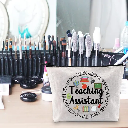 Miniatura 7 de POFULL Regalo de agradecimiento para asistente de maestro, regalo de asistente de enseñanza, regalo de jubilación, asistente de enseñanza, bolsa