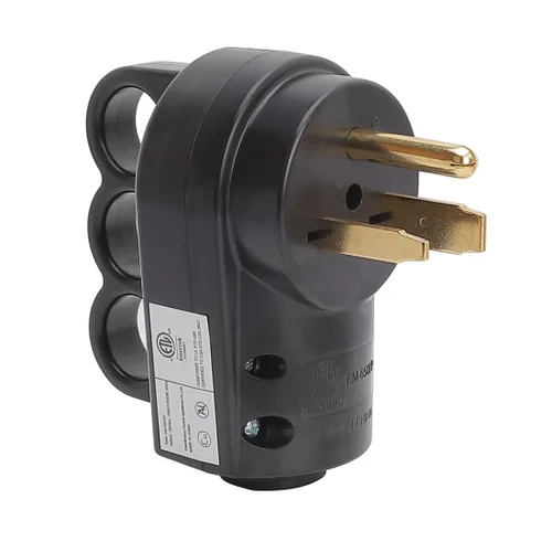 Miniatura 2 de Nema 6-30P/Nema 6-50P 30A/50A 250V Soldador Enchufe de alimentación rewirable, conectores de hoja recta Nema 6-30P con certificación ETL, enchufe