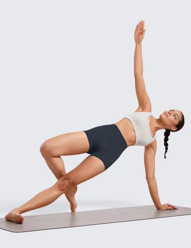 Miniatura 51 de CRZ YOGA Butterluxe - Pantalones cortos de ciclismo de cintura alta para mujer, 2.5 pulgadas, yoga, entrenamiento, elastano, correr, voleibol