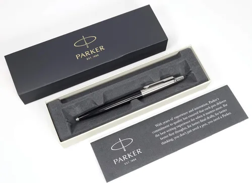 Miniatura 6 de Bolígrafo Parker Jotter personalizado + caja de regalo Diseña un regalo verdaderamente único Grabado con láser (negro)