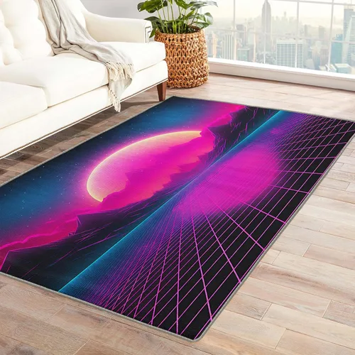 Miniatura 23 de Alfombra de mujer africana, alfombra de 2 x 3, alfombras lavables para entrada, sala de estar, dormitorio, alfombra de área pequeña, antideslizante