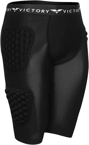 Miniatura 4 de Pantalones cortos de compresión acolchados para snowboard, patinaje, esquí, fútbol, baloncesto, cadera, glúteos y coxis
