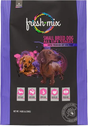 ARTEMIS Fresh Mix Alimento seco para perros – Receta de carne premium Nutrición Saludable Proteína Omega 3 6 razas pequeñas Cachorro adulto cachorro