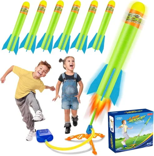 Banvih Juguetes lanzacohetes para niños, juguetes para niños de 3 4 5 6 7 8 años en adelante, juegos de juguetes al aire libre, regalos de