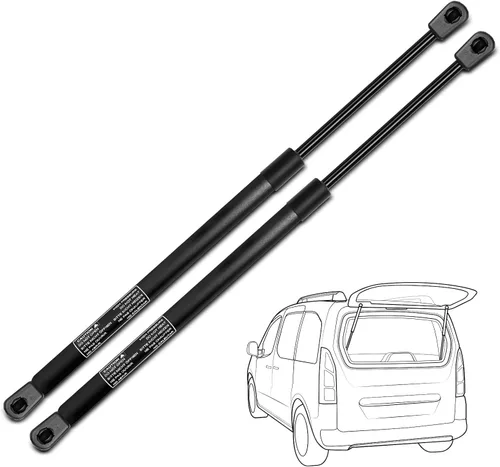 YHTAUTO Amortiguadores de gas de vidrio para ventana trasera para Nissan Pathfinder 1999-2004 e Infiniti QX4 1999-2003, juego de 2 soportes de