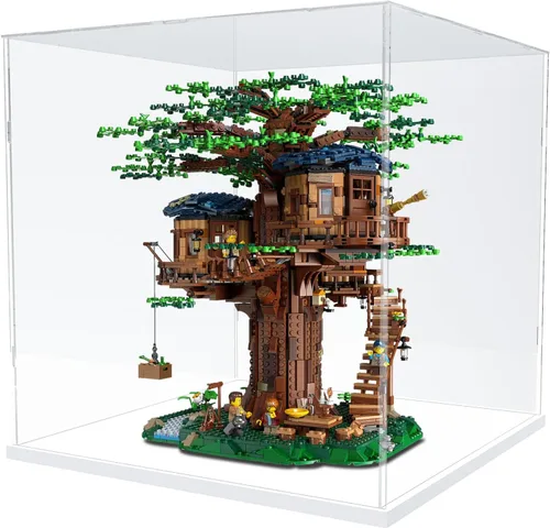 Miniatura 9 de Choowin - Caja de exhibición de acrílico para Lego Car Dodge Charger Batmobile Jazz Quartet - Caja de exhibición de acrílico transparente engrosado