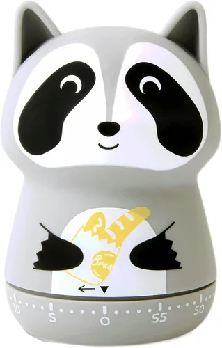 Miniatura 9 de Temporizador mecánico de cocina, lindo temporizador de animales para niños, temporizador manual de cuenta regresiva de 60 minutos para aula, hogar
