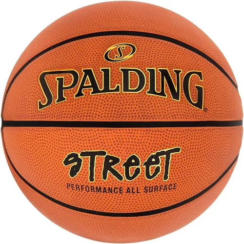 Spalding Balones de baloncesto de goma para exteriores | Cubierta de goma de rendimiento diseñada para jugar al aire libre | Varios tamaños y colores