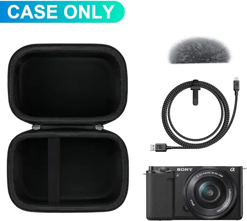 Miniatura 2 de BOVKE Funda de transporte de viaje compatible con Sony Alpha ZV-E10 – APS-C cámara digital de vlog sin espejo con lente intercambiable