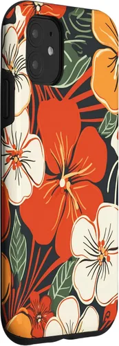 Miniatura 3 de Funda para iPhone 11 Puakenikeni flower watercolor floral