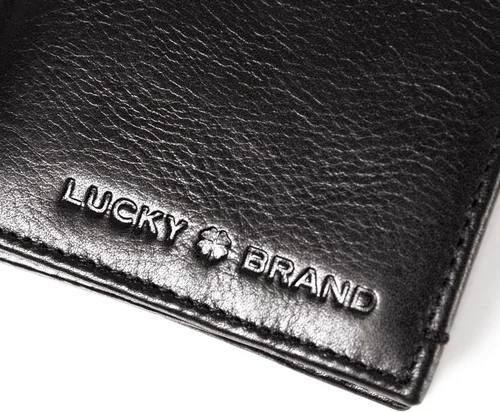Miniatura 3 de Lucky Brand Men's Bifold Wallet ID Window Card Slots Genuine Leather Organization Durable Stylish
