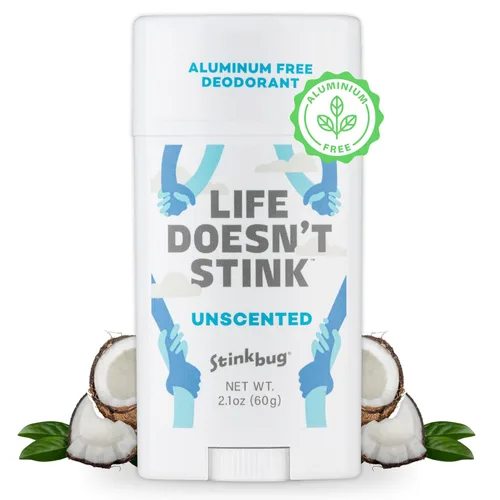 Miniatura 24 de Stinkbug Naturals - Desodorante orgánico sin aluminio con salvia ámbar, aceite de coco y carbón activado, sin parabenos, desodorante para piel